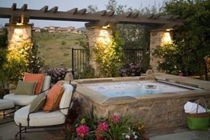 Hot Tub with Grassy View