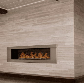 Vein Cut Limestone Fireplace Tile From Arizona Tile