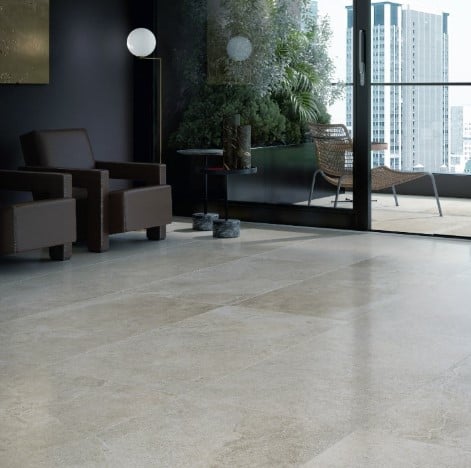 Unica Moon 24”x48” Rectified Through Body Porcelain Living Room Floor from Arizona Tile