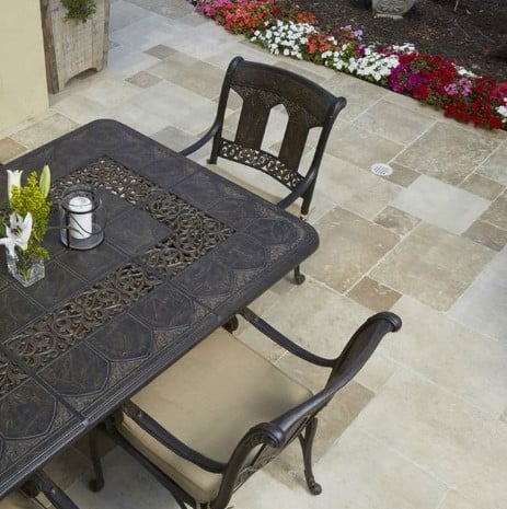 Massangis Aged Roman Limestone Patio Tile from Arizona Tile