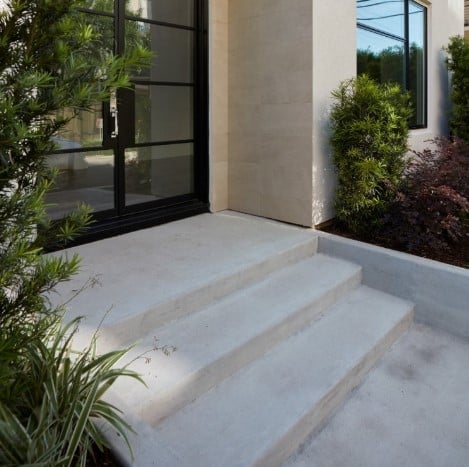 Pietra Italia Beige Tile Outdoor Stairs with R11 Anti-Slip Finish from Arizona Tile
