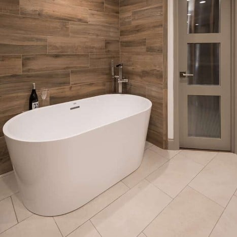 Pietra Italia White R11 Anti-Slip Finish Porcelain Floor Tile &amp; Aequa Tur Wall Tile From Arizona Tile