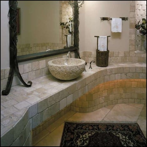 Torreon Tumbled Travertine Tile