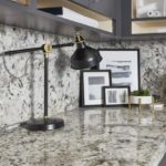 Blue Galaxy Granite Slab Office Countertop from Arizona Tile