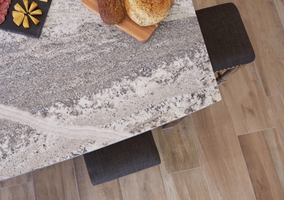 Monte Cristo Satin Granite Kitchen Island Countertop from Arizona Tile