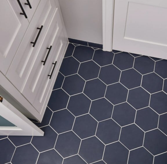 Paros Navy Porcelain Floor Tile from Arizona Tile