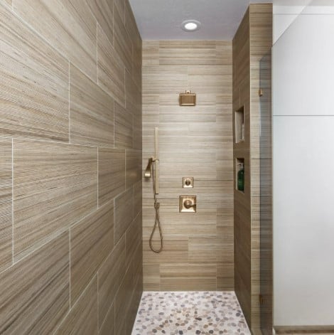Shibusa Tortora Color Body Porcelain Bathroom Shower Tile from Arizona Tile