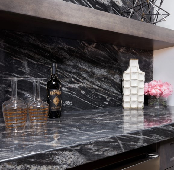 Blizzard Granite Kitchen Countertop from Arizona Tile