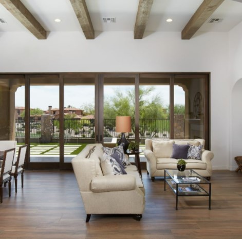 Aequa Castor Wood-look Porcelain Tile Floor from Arizona Tile