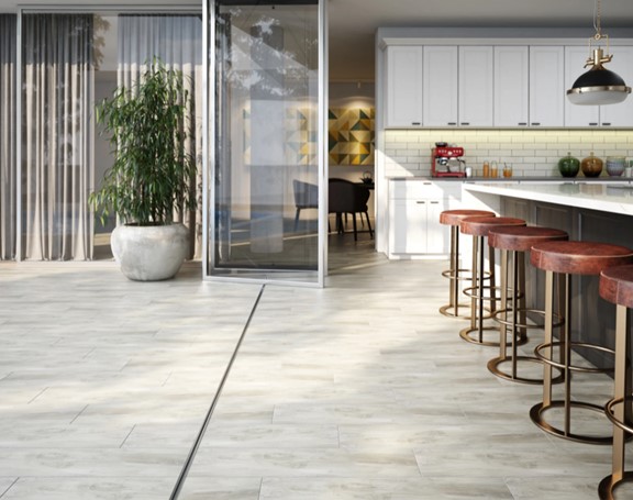 Aequa Cirrus Wood-look Porcelain Floor Tile and Aequa Cirrus R11 Anti-Slip Finish Outdoor Tile from Arizona Tile