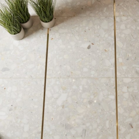 Arabescato Bianco Agglomerate Marble Floor from Arizona Tile