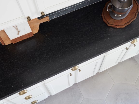 Black Mist Honed Granite Countertop for Interior and Exterior Use from Arizona Tile