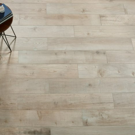 Essence Cream 8”x48” Wood-Look Porcelain Floor Tile from Arizona Tile