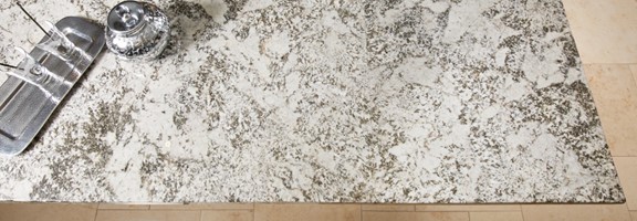 Bianco Typhoon Kitchen Countertop from Arizona Tile 