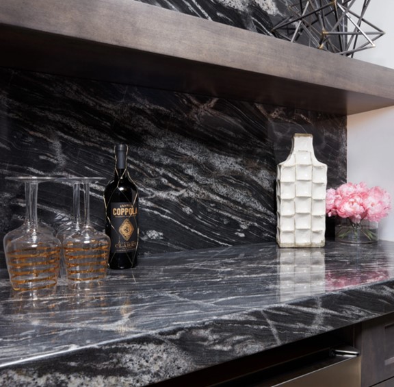Blizzard Granite Kitchen Countertop from Arizona Tile 