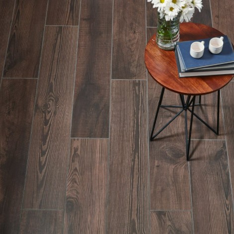Essence Mahogany Wood-Look Porcelain Floor Tile from Arizona Tile