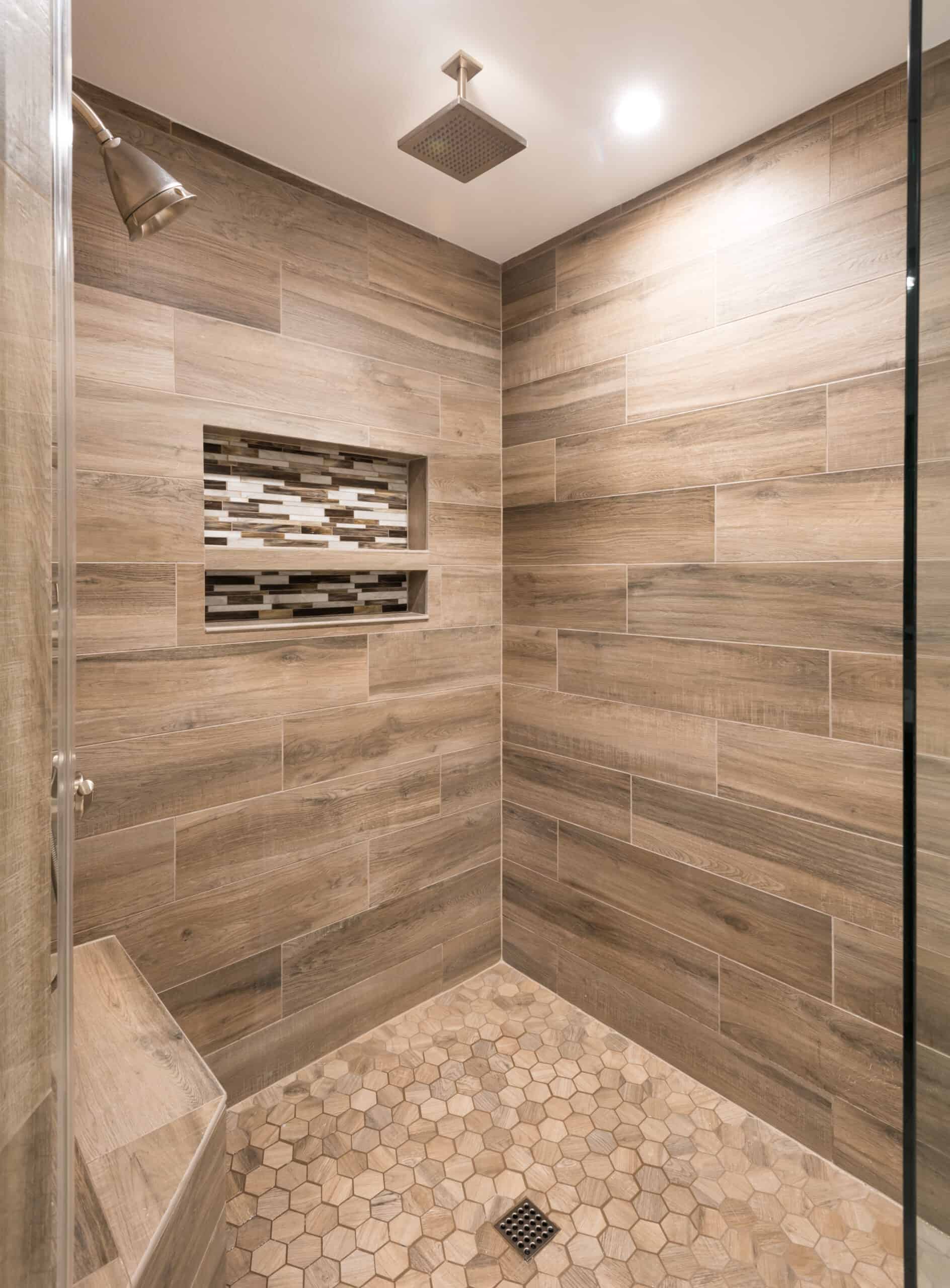 Rustic Wooden Look Bathroom Wall Tile Arizona Tile